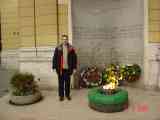 Roland standing by the flame