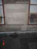 The commemoration plaque