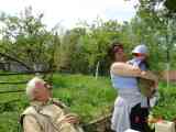 Lilly's Dad, her sister and Marko