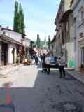Little shops in a street