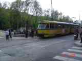 Lilly and a tram